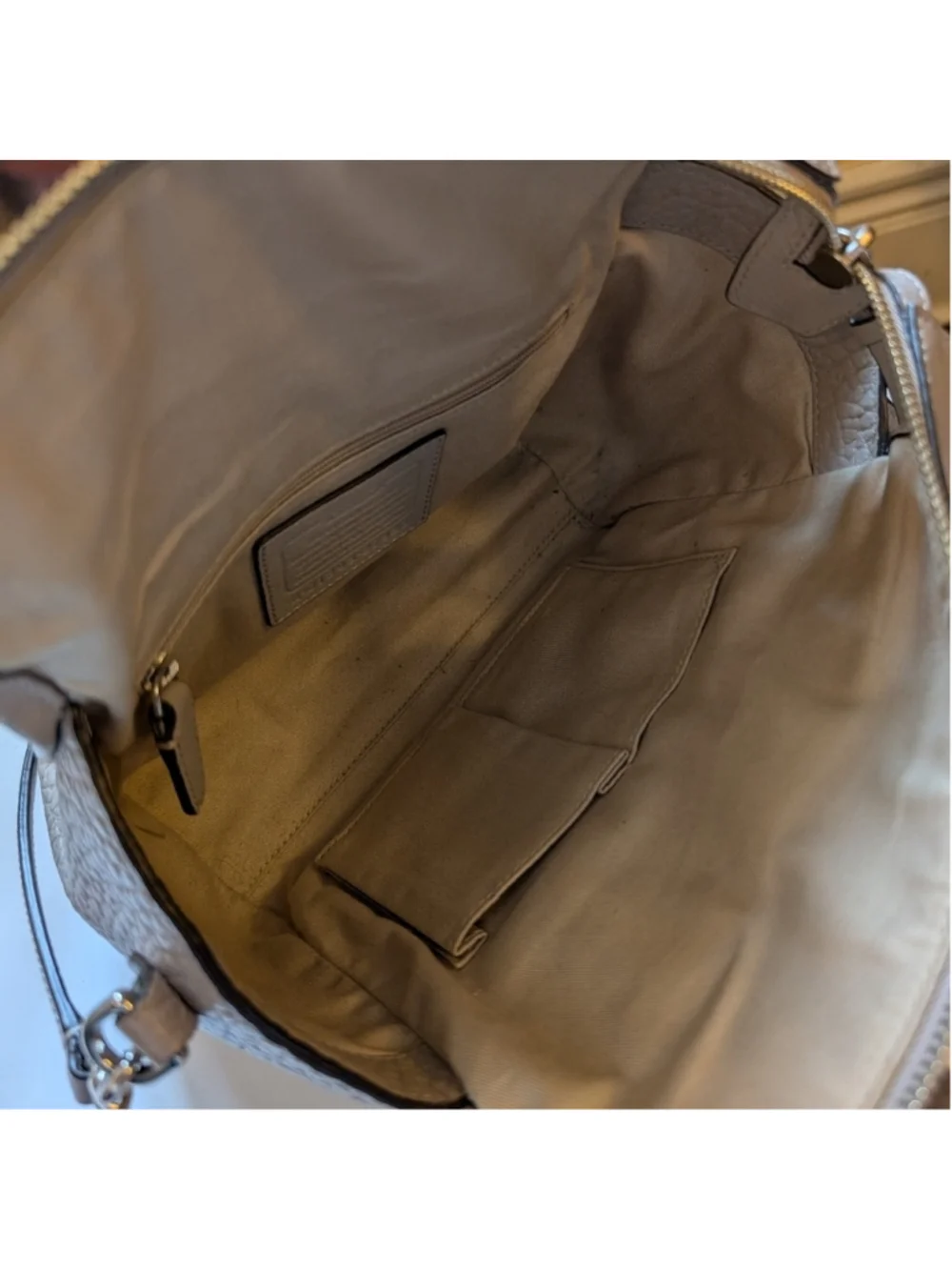 Coach BLEECKER LEATHER MINI RILEY CARRYALL J1393-27923 in VGUC